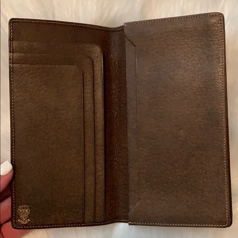 Gucci Checkbook Cover Wallet